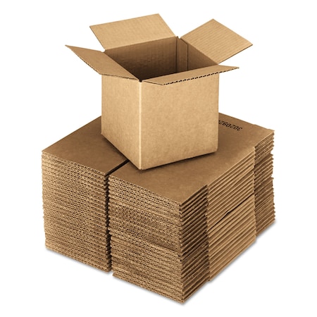 Cubed Fixed-Depth Corrugated Shipping Boxes, RSC, 24 In. X 24 In. X 24 In., Brown Kraft, 10PK